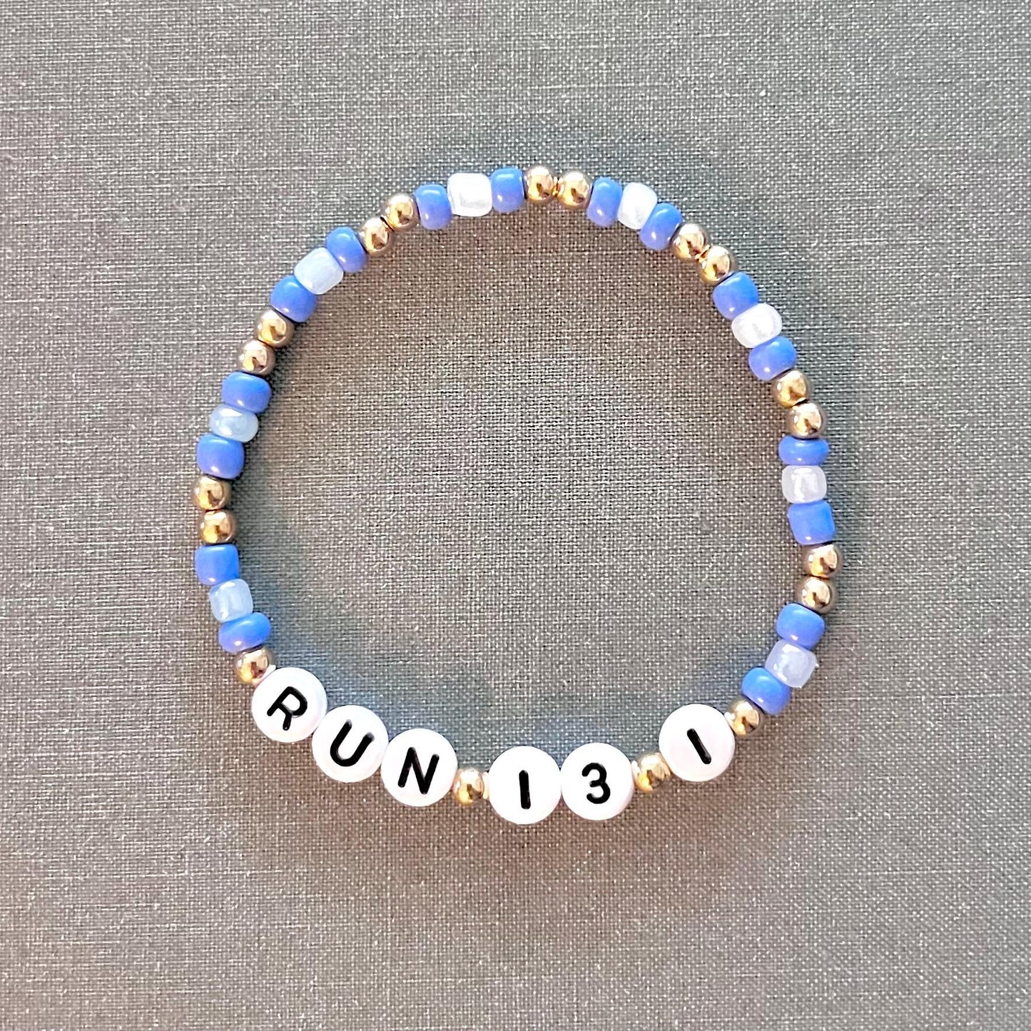 Run 13.1 | Half Marathon | handmade bracelet