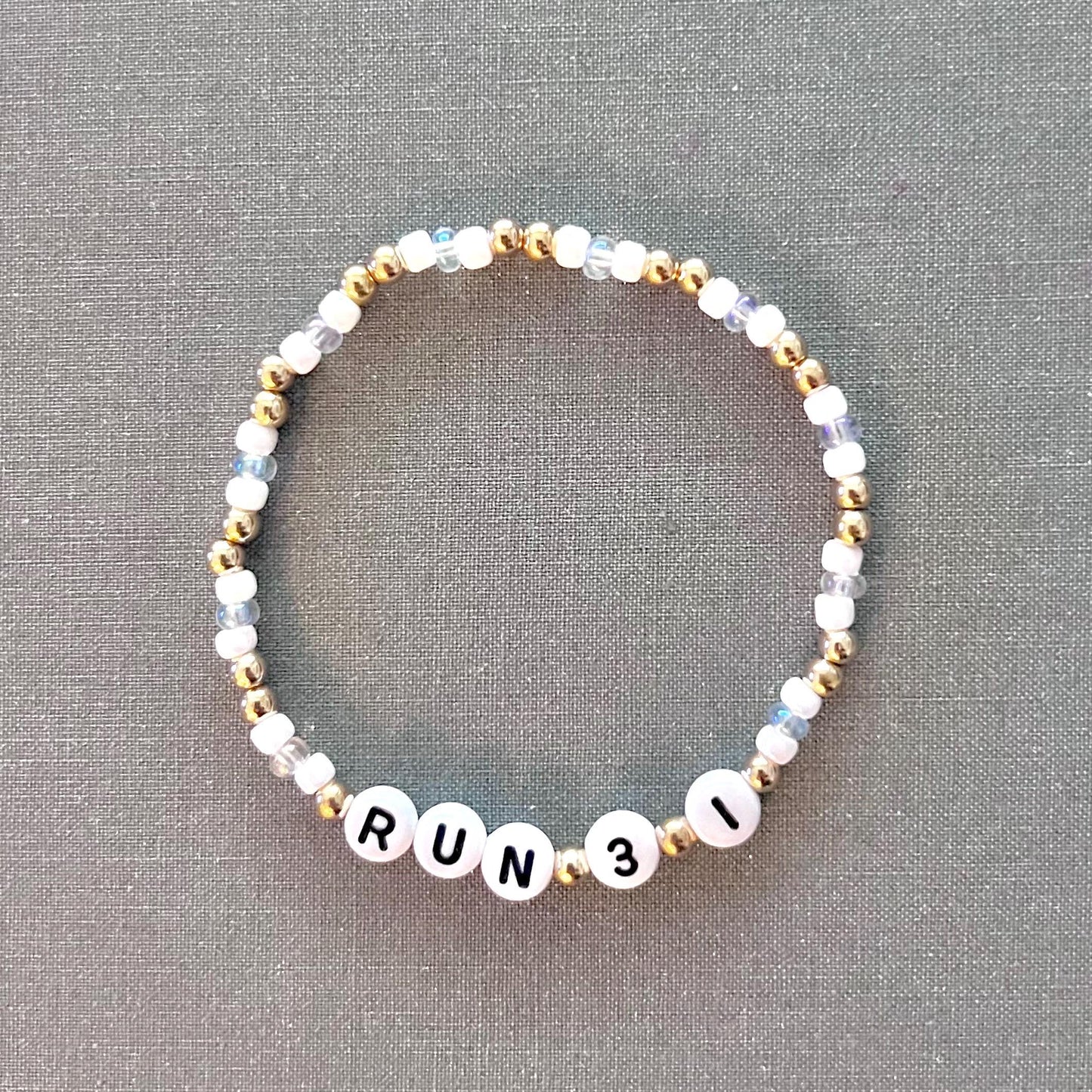 Run 13.1 | Half Marathon | handmade bracelet