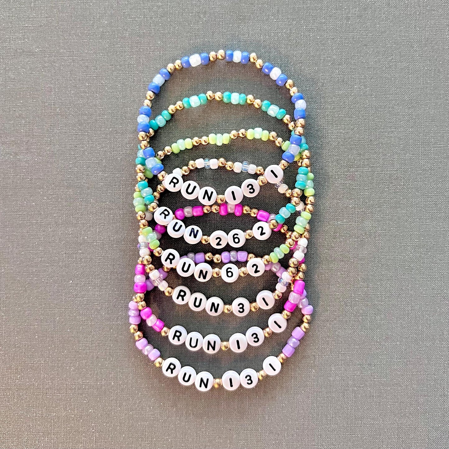 Run 13.1 | Half Marathon | handmade bracelet