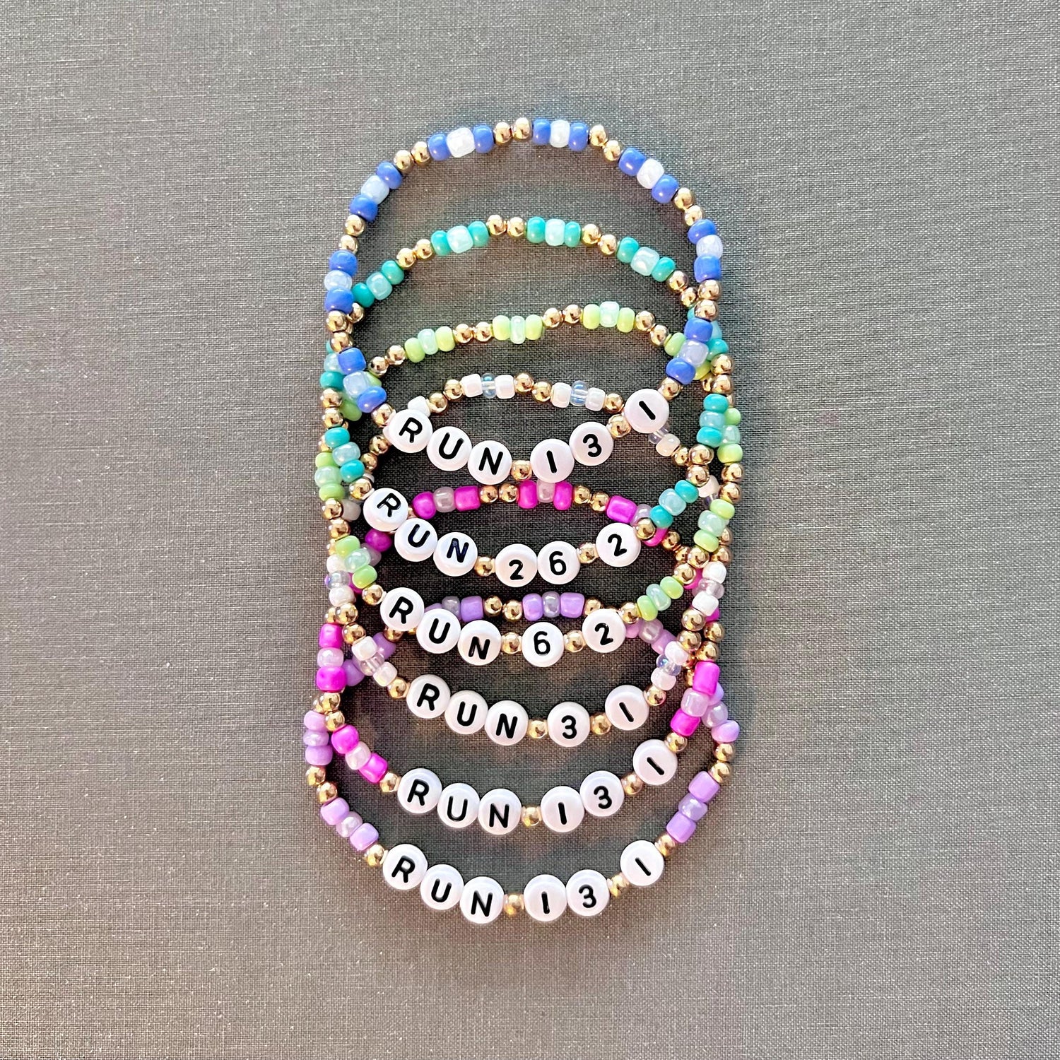 Run 13.1 | Half Marathon | handmade bracelet