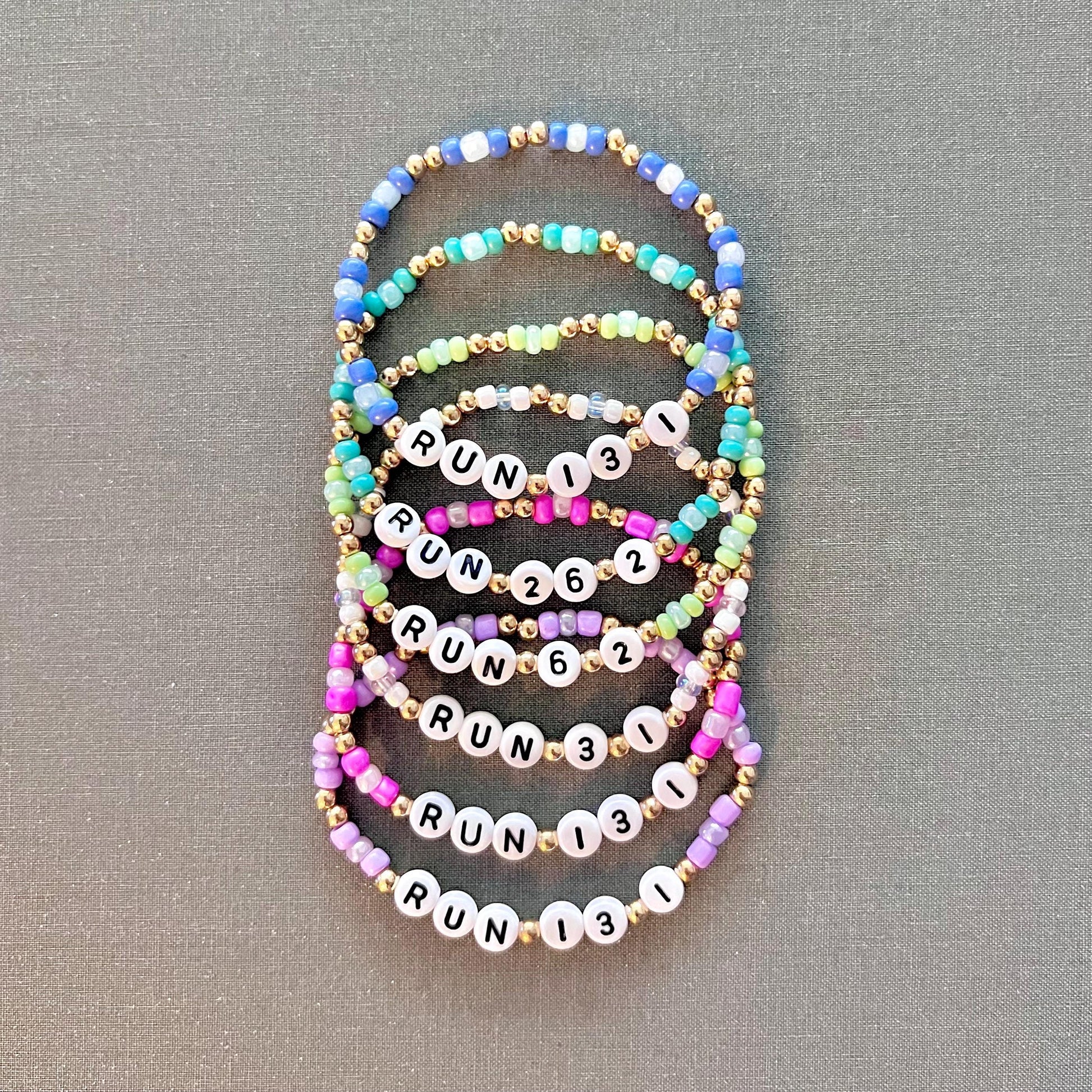 Run 13.1 | Half Marathon | handmade bracelet